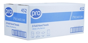 Show details for Paper Hand Towels Z Fold - White 1 Ply