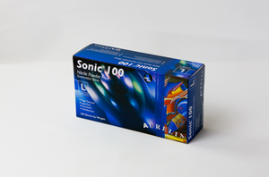 Show details for Sonic Gloves Nitrile - Blue Large Pack of 100