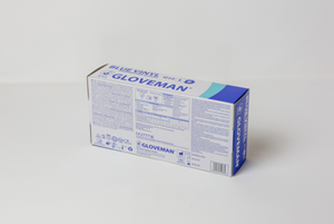 Show details for Gloveman Gloves Vinyl Powder Free - Blue Large Pack of 100