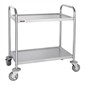Show details for Small 2 Tier Stainless Steel Trolley