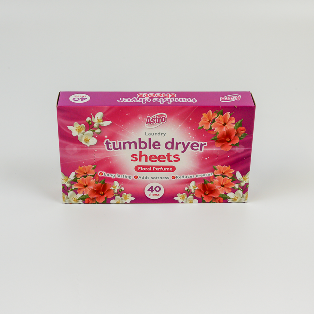 Show details for Astro Tumble Dryer Sheets - Floral - Box of 40