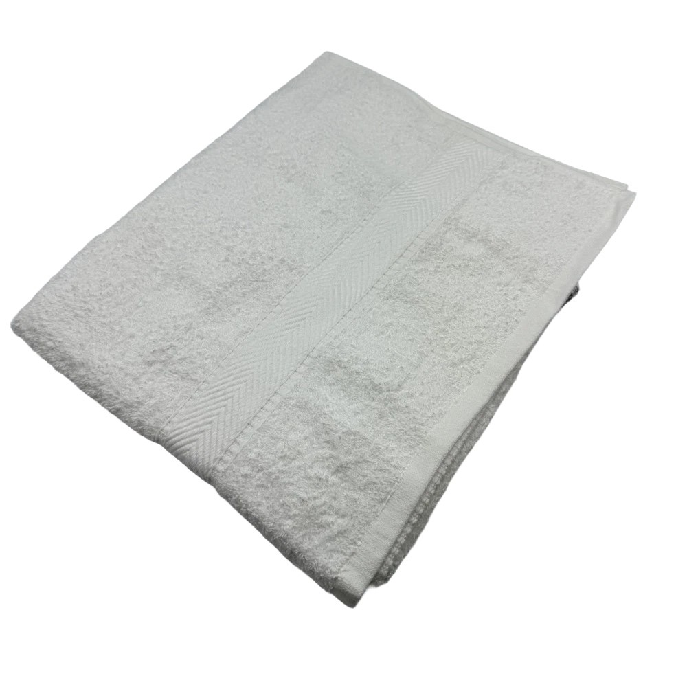 Show details for White Bath Towel
