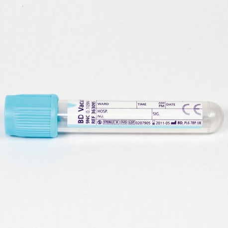 Show details for Blood Collection Tube - Blue 2.7ml Pack of 100