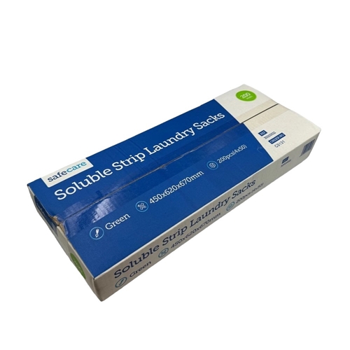 Show details for Dissolve Laundry Sacks - Green Case of 200