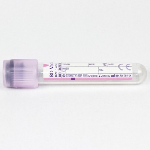 Show details for Blood Collection Tube - Lavender 3ml Pack of 100