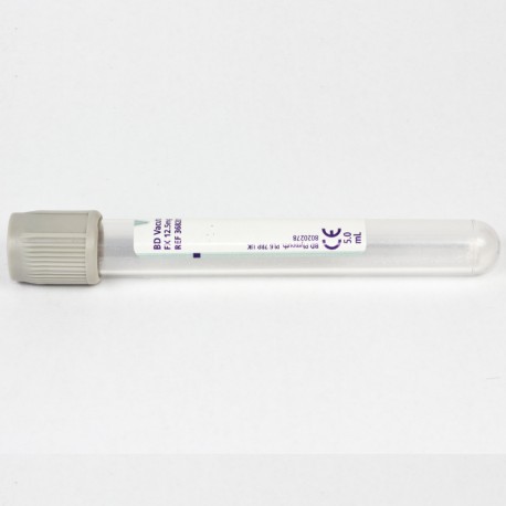 Show details for Blood Collection Tube - Grey 5ml Pack of 100