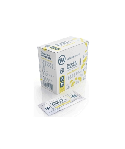 Show details for Glycerin Swabs - Lemon 25 x 3