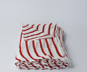 Show details for Cotton Cloths Striped - Blue Pack of 50