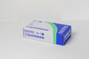 Show details for Gloveman Gloves Nitrile - Blue Small Pack of 100