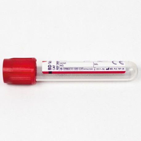 Show details for Blood Collection Tube - Red 4ml Pack of 100