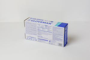 Show details for Gloveman Gloves Vinyl Powder Free - Blue Small Pack of 100