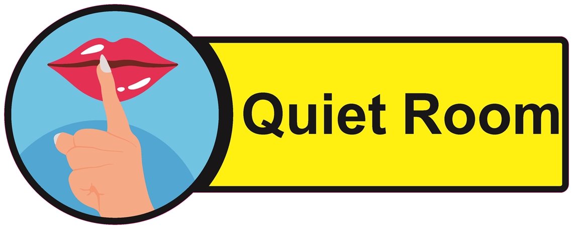Show details for Dementia Friendly Sticker Label - Quiet Room