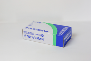 Show details for Gloveman Gloves Nitrile - Blue Medium Pack of 100