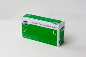 Show details for Pro Gloves Vinyl Powder Free - Clear Large Pack of 100