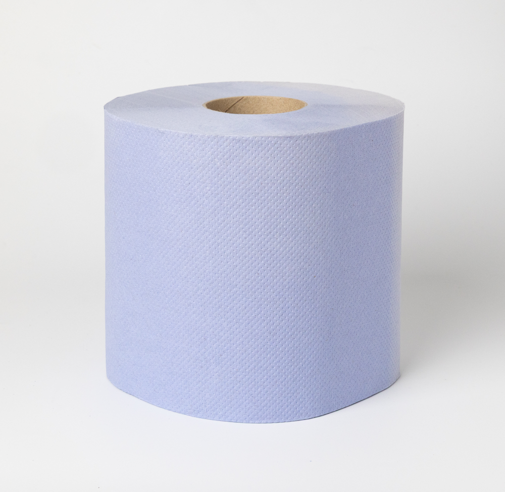 Show details for Essentials Centre Feed Rolls - Blue Pack of 6