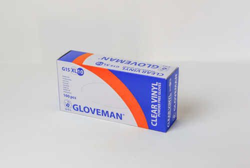 Show details for X-Large Clear Vinyl Powder Free Gloves (100)