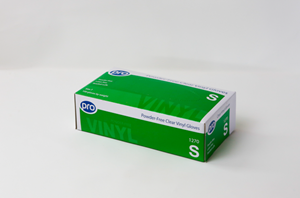 Show details for Pro Gloves Vinyl Powder Free - Clear Small Pack of 100