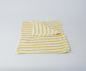 Show details for Cotton Cloths Striped - Yellow Pack of 50