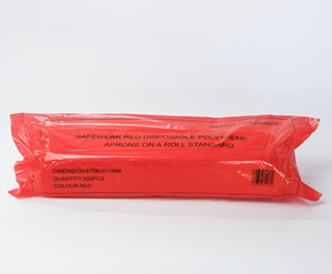 Show details for Aprons On A Roll Heavy Duty - Red Pack of 200