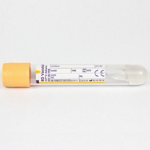 Show details for Blood Collection Tube - Gold 8ml Pack of 100