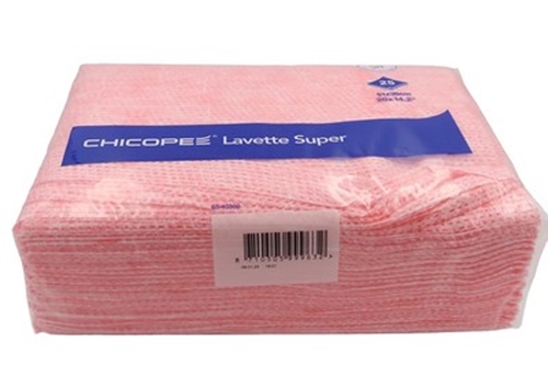 Show details for Chicopee Lavette Cloth - Red Pack of 50