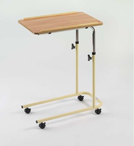 Show details for Overbed Table With Wheels