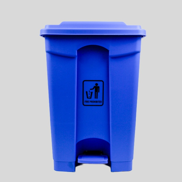 Show details for Pedal Bin - Blue 45l