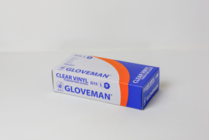 Show details for Gloveman Gloves Vinyl Powder Free - Clear Large Pack of 100