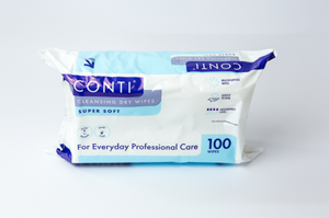 Show details for Conti Dry Wipes Supersoft - Pack of 100