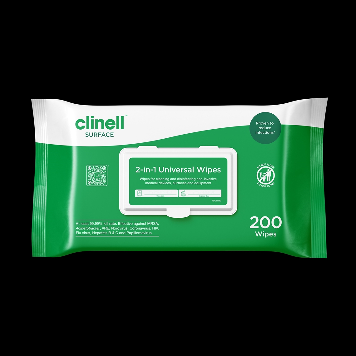 Show details for Clinell Wipes Universal - Pack of 200