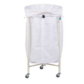 Show details for Metal Linen Skip - 3 Wheel 