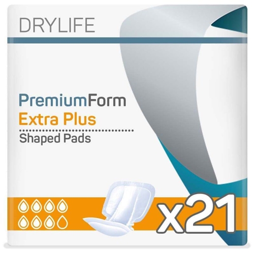 Show details for Dry Life Shaped Pads - Yellow Pack of 21