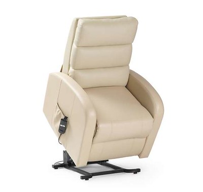 Show details for Electric Rise & Recline Wipe Clean Chair - Cream 