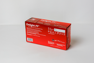 Show details for Delight Gloves Vinyl Powder Free -  Medium Pack of 100