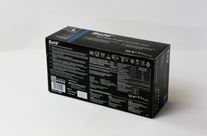 Show details for Gloves Nitrile Bold - Black Large Pack of 100	