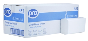 Show details for Paper Hand Towels Z Fold - White 1 Ply