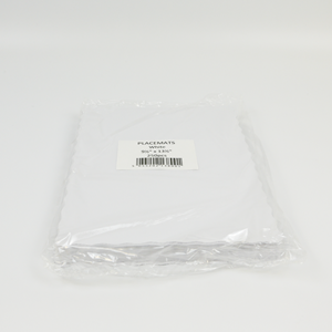 Show details for Placemats Scalloped Edge - White Pack of 250