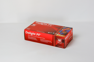 Show details for Delight Gloves Vinyl Powder Free -  Medium Pack of 100