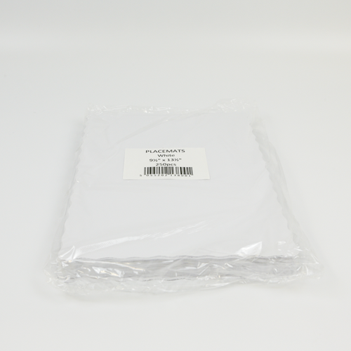 Show details for Placemats Scalloped Edge - White Pack of 250