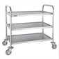 Show details for Trolley Stainless Steel - Medium 3 Tier