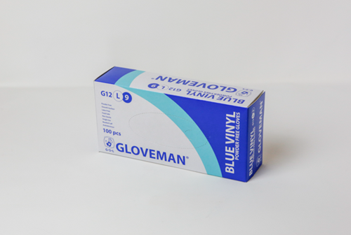 Show details for Gloves Vinyl Powder Free - Blue Large Pack of 100