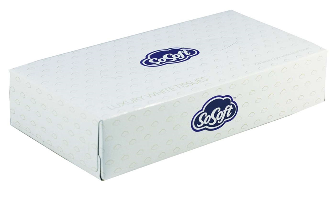 Show details for Box of SoSoft Facial Tissues