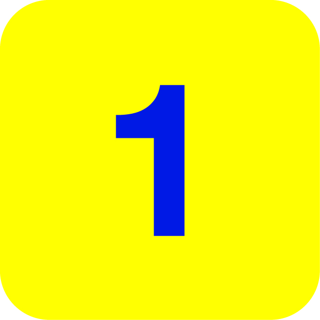 Show details for Dementia Friendly Sticker Label - Room Numbers 1 - 100