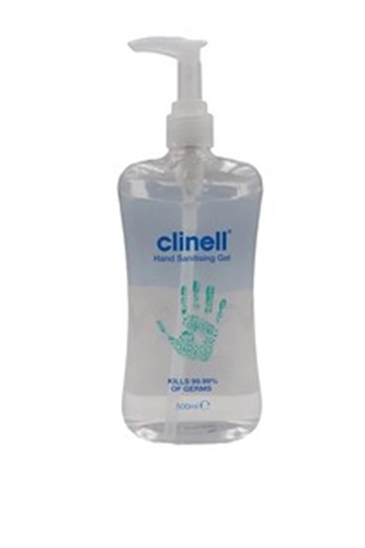 Show details for Clinell Hand Sanitising Gel - 500ml
