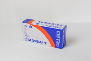 Show details for Gloveman Gloves Vinyl Powder Free - Clear Large Pack of 100