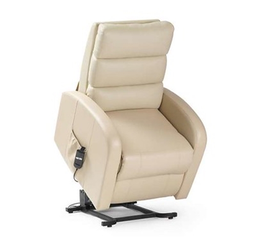 Show details for Electric Rise & Recline Wipe Clean Chair - Cream 