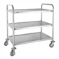 Show details for Trolley Stainless Steel - Large 3 Tier