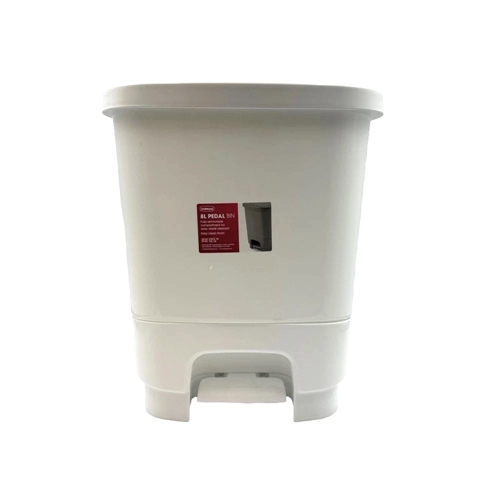 Show details for White 8L Pedal Bin
