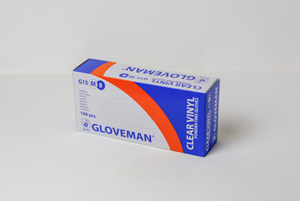 Show details for Gloveman Gloves Vinyl Powder Free - Clear Medium Pack of 100