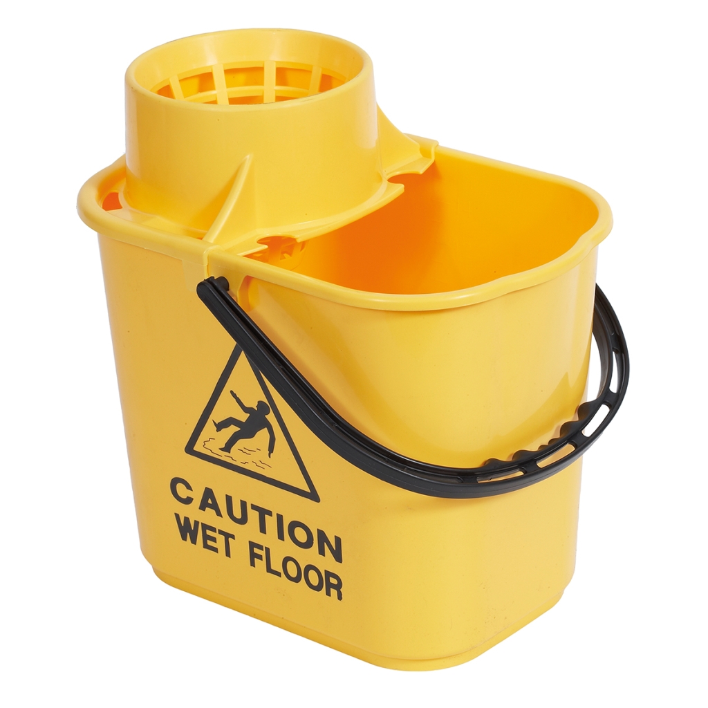 Show details for Yellow H/D Mop Bucket